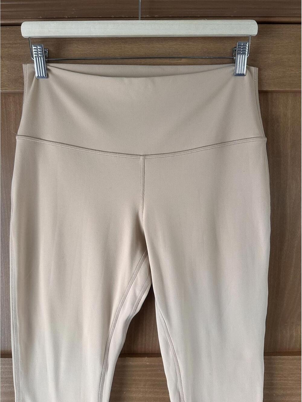 Lululemon Double Lined Align High-Rise Pant 28" Leggings Tan size 12 LW5CT1S - Picture 2 of 11